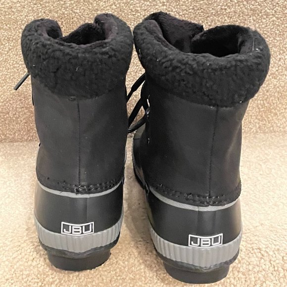 NIB $100 Black JBU by JAMBU Cleveland Waterproof Rain Boots 9 1/2 M - Picture 4 of 6